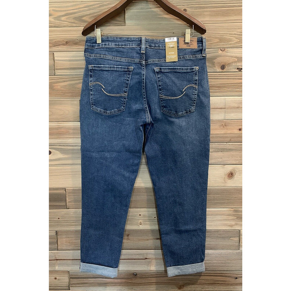 LEVI STRAUSS GOLD Signature Boyfriend Denim Crop Stretch Jeans Women's Sz 11 /30 - Picture 3 of 10